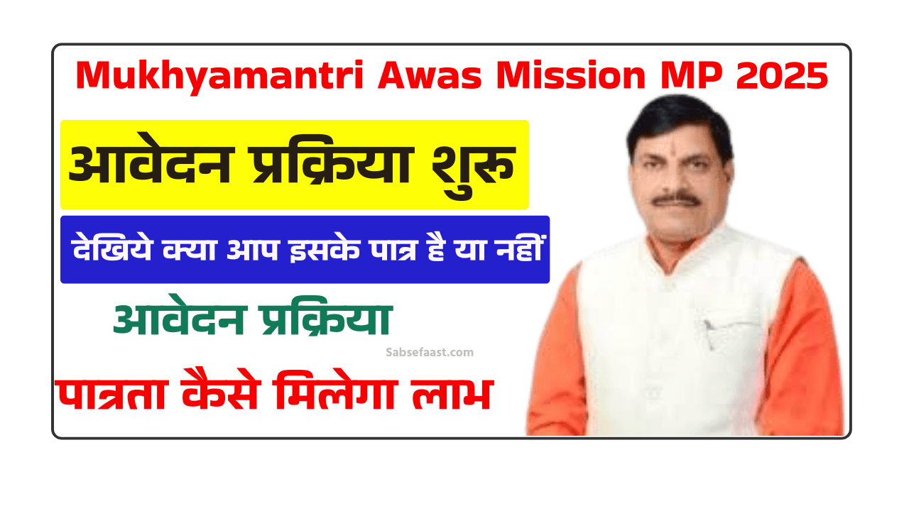Mukhyamantri Awas Mission MP 2025