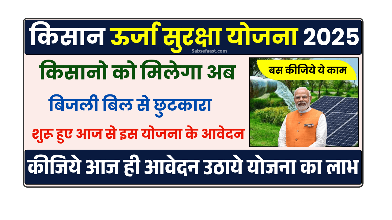 किसान ऊर्जा सुरक्षा योजना 2025