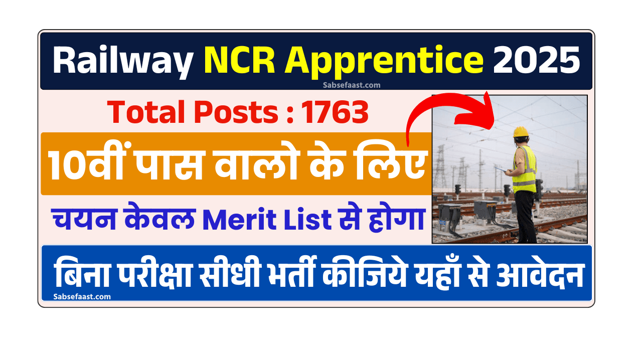 Railway NCR Apprentice 2025