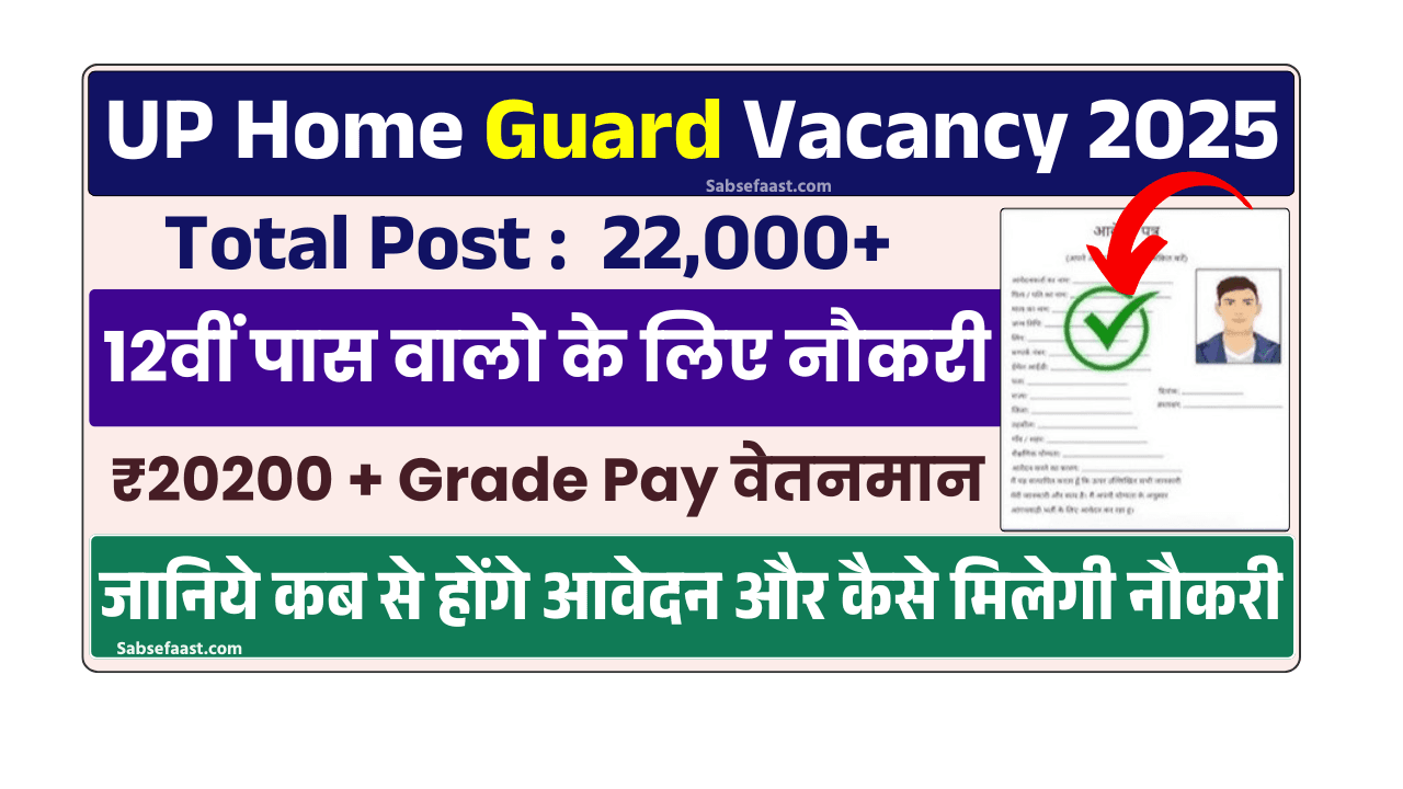 UP Home Guard Vacancy 2025